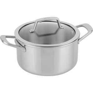 NINJA Kochtopf Ninja EverClad Suppentopf aus Edelstahl C902DE, Edelstahl (1-tlg), Entwickelt für den Einsatz unter schwierigsten Kochbedingungen