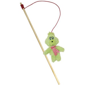 Nobby Katzenangel mit Plüschspielzeug Grinch GLO689312149