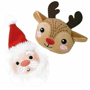 Nobby Katzenspielzeug Xmas Weihnachtsmann und Elch GLO689312158