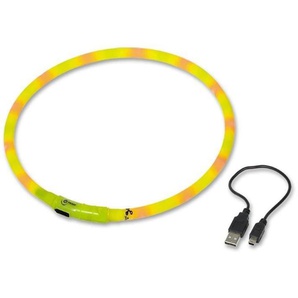 Nobby LED Leuchthalsband Visible gelb für Hunde mit kurzem Fell GLO689307886