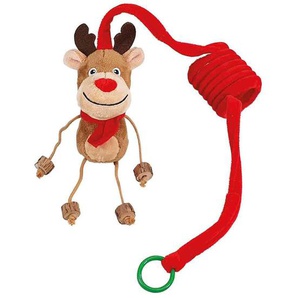 Nobby Xmas Plüsch Rentier mit Spirale 75 - 130 cm GLO689202781
