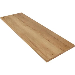 Nobilia Arbeitsplatte, Eiche, Holzwerkstoff, 60x4x210 cm, Blauer Engel, Pefc, Goldenes M, Made in Germany, DGM-Klimapakt, Küchen, Küchenmöbel,