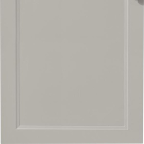 NOBILIA Frontblende Cascada, Ausrichtung wählbar Möbelblenden Front in Alpinweiß supermatt Gr. B/H/T: 60 cm x 72 cm x 1,9 cm, grau (steingrau) Schrankaufsatz, Schrankeinsatz, Türen und Passepartout