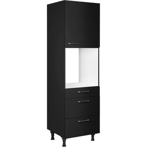 nobilia® Backofenumbauschrank Touch, Ausrichtung wählbar, mit Schublade und zwei Auszügen und einer Tür, vormontiert, Breite/Höhe: 60/216,6 cm