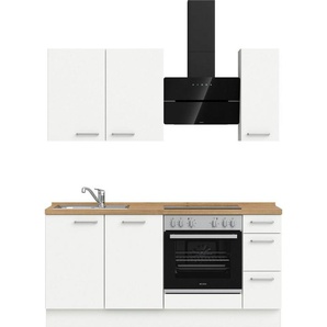 nobilia® elements Küchenzeile elements premium, vormontiert, Ausrichtung wählbar, Breite 180 cm, ohne E-Geräte