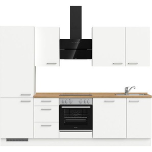 nobilia® elements Küchenzeile elements premium, vormontiert, Ausrichtung wählbar, Breite 270 cm, ohne E-Geräte
