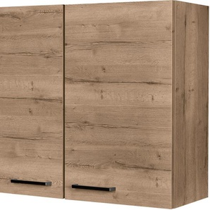 nobilia® Hängeschrank Structura, vormontiert, mit zwei Einlegeböden, Breite 90 cm