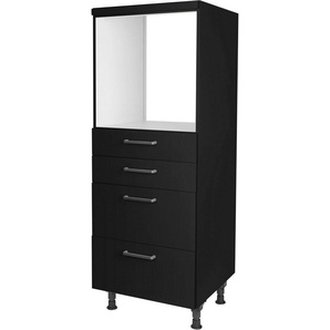nobilia® Herdumbauschrank Touch, mit Schubkästen und Auszügen, vormontiert, Breite/Höhe: 60/167,8 cm