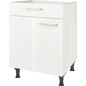 nobilia® Kochfeldumbauschrank Flash, mit Schukasten und Tür, Ausrichtung wählbar vormontiert, Breite 60 cm