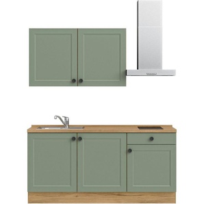 nobilia® Küchenzeile Cascada I, vormontiert, Ausrichtung wählbar, Breite 180 cm, wahlw. mit E-Geräten