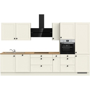 nobilia® Küchenzeile Cascada premium, vormontiert, Ausrichtung wählbar, Breite 360 cm, ohne E-Geräte
