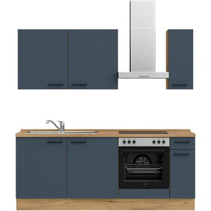 nobilia® Küchenzeile Easytouch I, vormontiert, Ausrichtung wählbar, Breite 210 cm, wahlw. mit E-Geräten