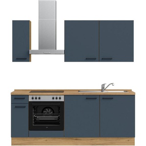 nobilia® Küchenzeile Easytouch I, vormontiert, Ausrichtung wählbar, Breite 210 cm, wahlw. mit E-Geräten