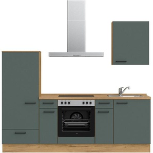 nobilia® Küchenzeile Easytouch I, vormontiert, Ausrichtung wählbar, Breite 240 cm, wahlw. mit E-Geräten