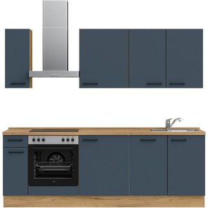 nobilia® Küchenzeile Easytouch basic, vormontiert, Ausrichtung wählbar, Breite 240 cm, ohne E-Geräte
