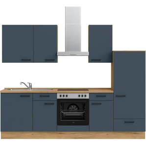 nobilia® Küchenzeile Easytouch I, vormontiert, Ausrichtung wählbar, Breite 270 cm, wahlw. mit E-Geräten