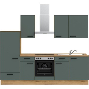 nobilia® Küchenzeile Easytouch I, vormontiert, Ausrichtung wählbar, Breite 270 cm, wahlw. mit E-Geräten