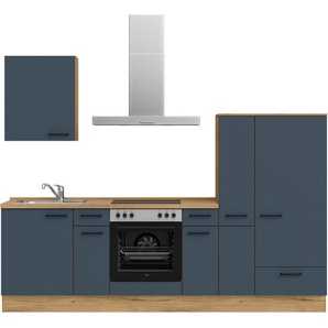 nobilia® Küchenzeile Easytouch basic, vormontiert, Ausrichtung wählbar, Breite 270 cm, ohne E-Geräte