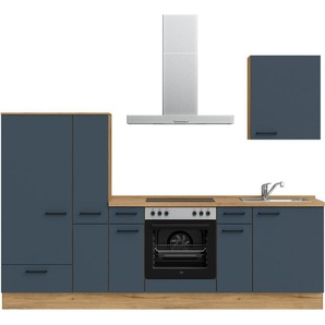 nobilia® Küchenzeile Easytouch basic, vormontiert, Ausrichtung wählbar, Breite 270 cm, ohne E-Geräte