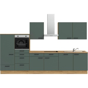 nobilia® Küchenzeile Easytouch I, vormontiert, Ausrichtung wählbar, Breite 360 cm, wahlw. mit E-Geräten