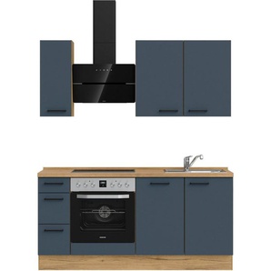nobilia® Küchenzeile Easytouch II, vormontiert, Ausrichtung wählbar, Breite 180 cm, wahlw. mit E-Geräten