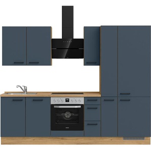 nobilia® Küchenzeile Easytouch II, vormontiert, Ausrichtung wählbar, Breite 270 cm, wahlw. mit E-Geräten