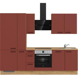 nobilia® Küchenzeile Easytouch II, vormontiert, Ausrichtung wählbar, Breite 270 cm, wahlw. mit E-Geräten