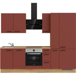 nobilia® Küchenzeile Easytouch II, vormontiert, Ausrichtung wählbar, Breite 270 cm, wahlw. mit E-Geräten