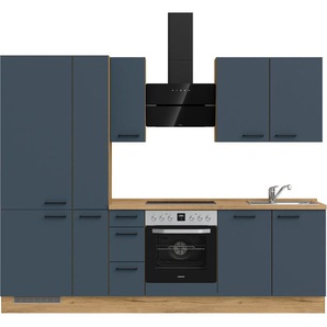 nobilia® Küchenzeile Easytouch premium, vormontiert, Ausrichtung wählbar, Breite 270 cm, ohne E-Geräte