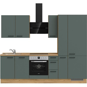 nobilia® Küchenzeile Easytouch premium, vormontiert, Ausrichtung wählbar, Breite 270 cm, ohne E-Geräte
