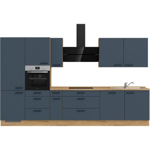 nobilia® Küchenzeile Easytouch II, vormontiert, Ausrichtung wählbar, Breite 360 cm, wahlw. mit E-Geräten