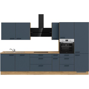 nobilia® Küchenzeile Easytouch II, vormontiert, Ausrichtung wählbar, Breite 360 cm, wahlw. mit E-Geräten