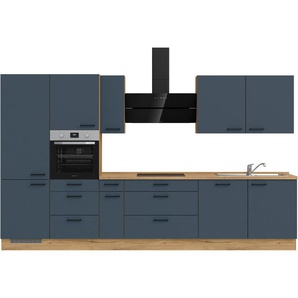 nobilia® Küchenzeile Easytouch premium, vormontiert, Ausrichtung wählbar, Breite 360 cm, ohne E-Geräte