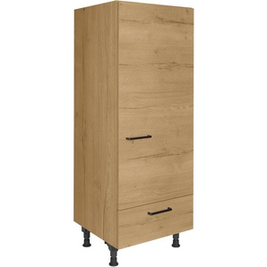 nobilia® Kühlumbauschrank Structura, Ausrichtung wählbar, mit Schubkasten, vormontiert, Breite/Höhe: 60/167,8 cm