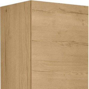 nobilia® Kühlumbauschrank Structura, mit zwei Türen und zusätzlichem Einlegeboden, vormontiert, Ausrichtung wählbar, Breite/Höhe: 60/216,6 cm