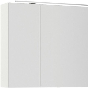 nobilia® Spiegelschrank Prina (inkl. Beleuchtung mit Dimmerfunktion) in Breiten 60, 80, 100 und 120 cm, innenliegende Steckdose