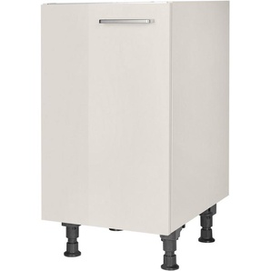 nobilia® Spülenschrank Flash, Ausrichtung wählbar, vormontiert, in den Breiten 45 und 60 cm, mit höhenverstellbaren Sockelfüßen