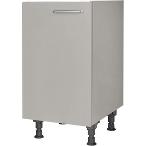 nobilia® Spülenschrank Touch, Ausrichtung wählbar, vormontiert, in den Breiten 45 und 60 cm, mit höhenverstellbaren Sockelfüßen
