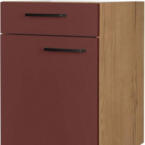 nobilia® Unterschrank Easytouch, Ausrichtung wählb., vormontiert, in den Breiten 30, 45 & 60 cm Breite, mit höhenverstellbaren Sockelfüßen, vormontiert