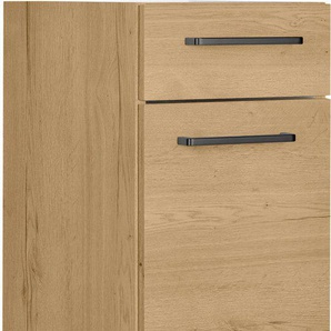 nobilia® Unterschrank Structura, Ausrichtung wählbar, vormont., in den Breiten 30, 45 und 60 cm Breite, mit höhenverstellbaren Sockelfüßen, vormontiert