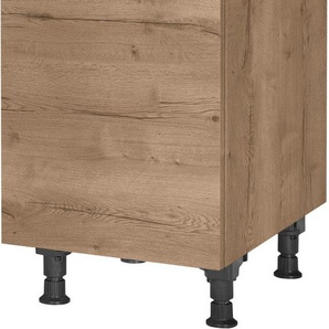nobilia® Unterschrank Structura, Ausrichtung wählbar, vormont., in den Breiten 30, 45 und 60 cm Breite, mit höhenverstellbaren Sockelfüßen, vormontiert