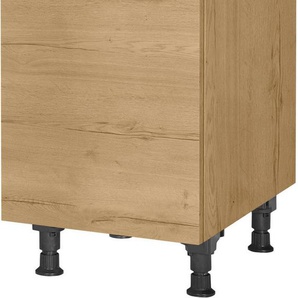nobilia® Unterschrank Structura, Ausrichtung wählbar, vormont., in den Breiten 30, 45 und 60 cm Breite, mit höhenverstellbaren Sockelfüßen, vormontiert