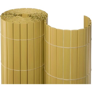 Balkonsichtschutz NOOR Markisen Gr. 1000 cm, beige Balkonsichtschutz BxH: 10x1 Meter, bambusfarben