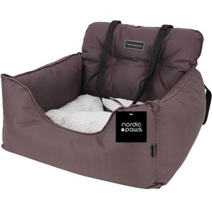 Nordic Paws - Car seat Luxury Brown Cozy - 53x50x35 cm