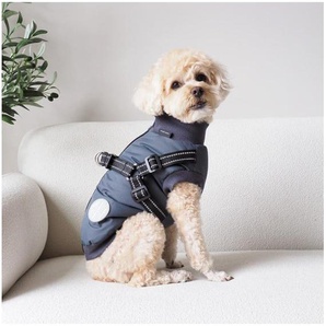 Nordic Paws - Dogcoat Thor with harness  45cm - Anthracite L