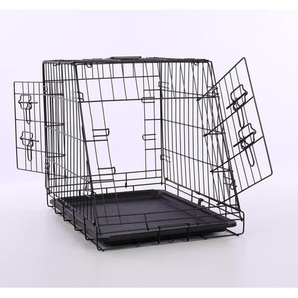 Nordic Paws - Sloping Wire cage black - S  63x44x505 cm