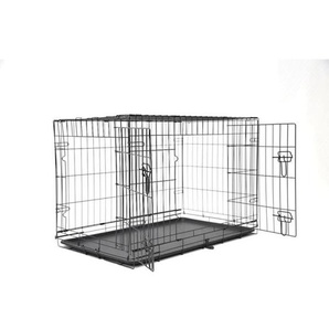 Nordic Paws - Wire cage black M 47 x 77 x 55 cm