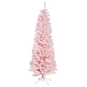 NORDIC WINTER Christmas tree artificial PVC - 180 x 68 cm - BLING Class C - pink