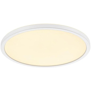 Nordlux Deckenleuchte Planura, Weiß, Kunststoff, 2.3 cm, 3-fach schaltbar, Lampen & Leuchten, Innenbeleuchtung, Deckenleuchten