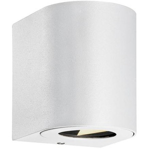 Nordlux LED-AUßENLEUCHTE Canto, Weiß, Metall, F, 8.7x10.4 cm, Lampen & Leuchten, Aussenbeleuchtung, Aussenleuchten